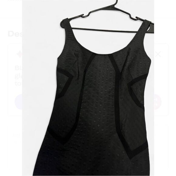 Diane Von Furstenberg Tonia Black Midi Dress size 2 - Picture 3 of 9